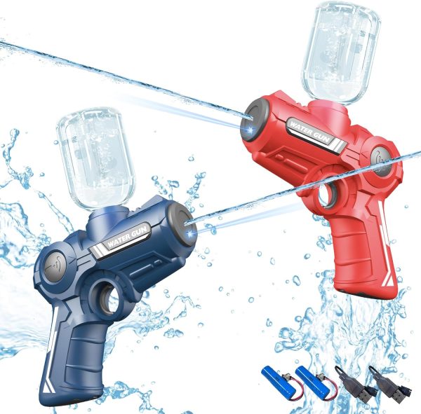 2 Pack Electric Squirt Gun Pistols for Kids