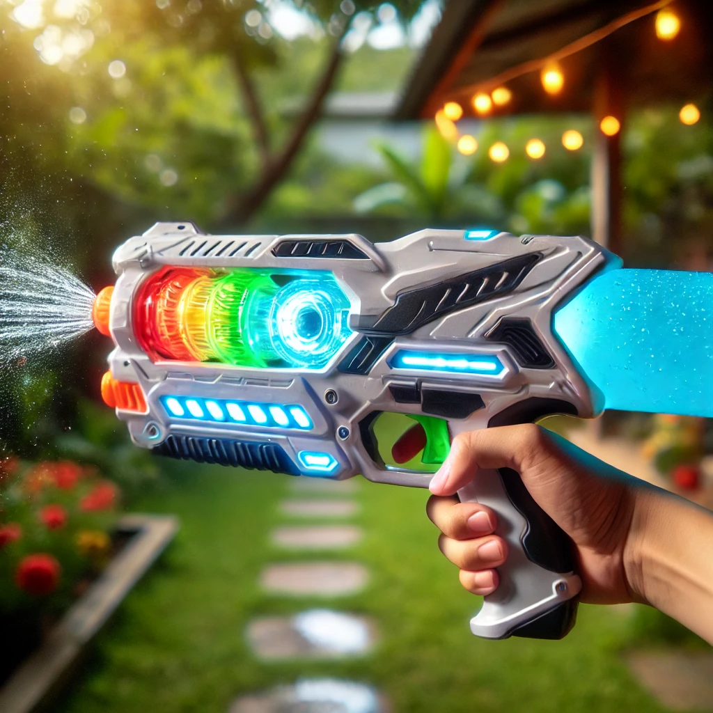 Electric Water Gun With Lights Summer Fun Adventures - 05