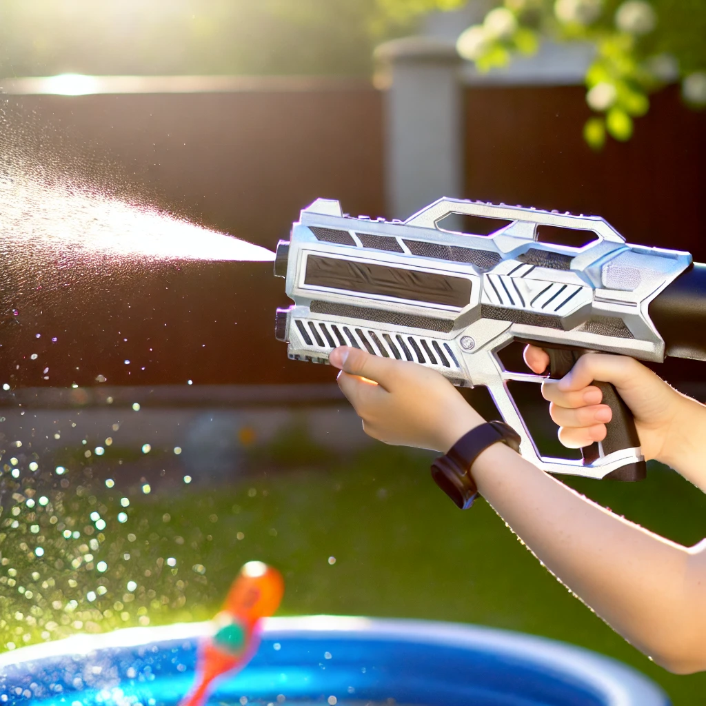 Electric Water Gun With Muzzle Flash Fun Style - 03