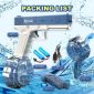 Electric Water Gun With Water Tank Glock Water Gun Electric High Pressure Water Pistol - packing list