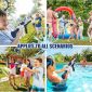 Electric Water Gun for Kids Adults Summer Outdoor Beach Swimming Pool Party Toys Automatic Squirt Gun with up to 32 Ft 5