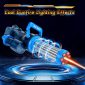 Long Range Electric Gatling Water Gun for Kids Blue effects