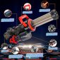 Long Range Electric Gatling Water Gun for Kids Red details